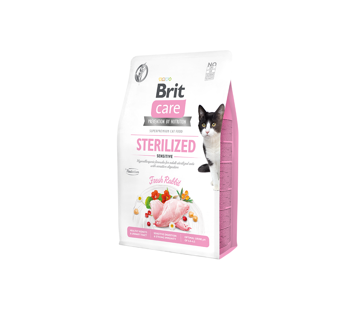 Sausas ėdalas katėms Brit Care Cat GF Sterilized Sensitive, 7 kg