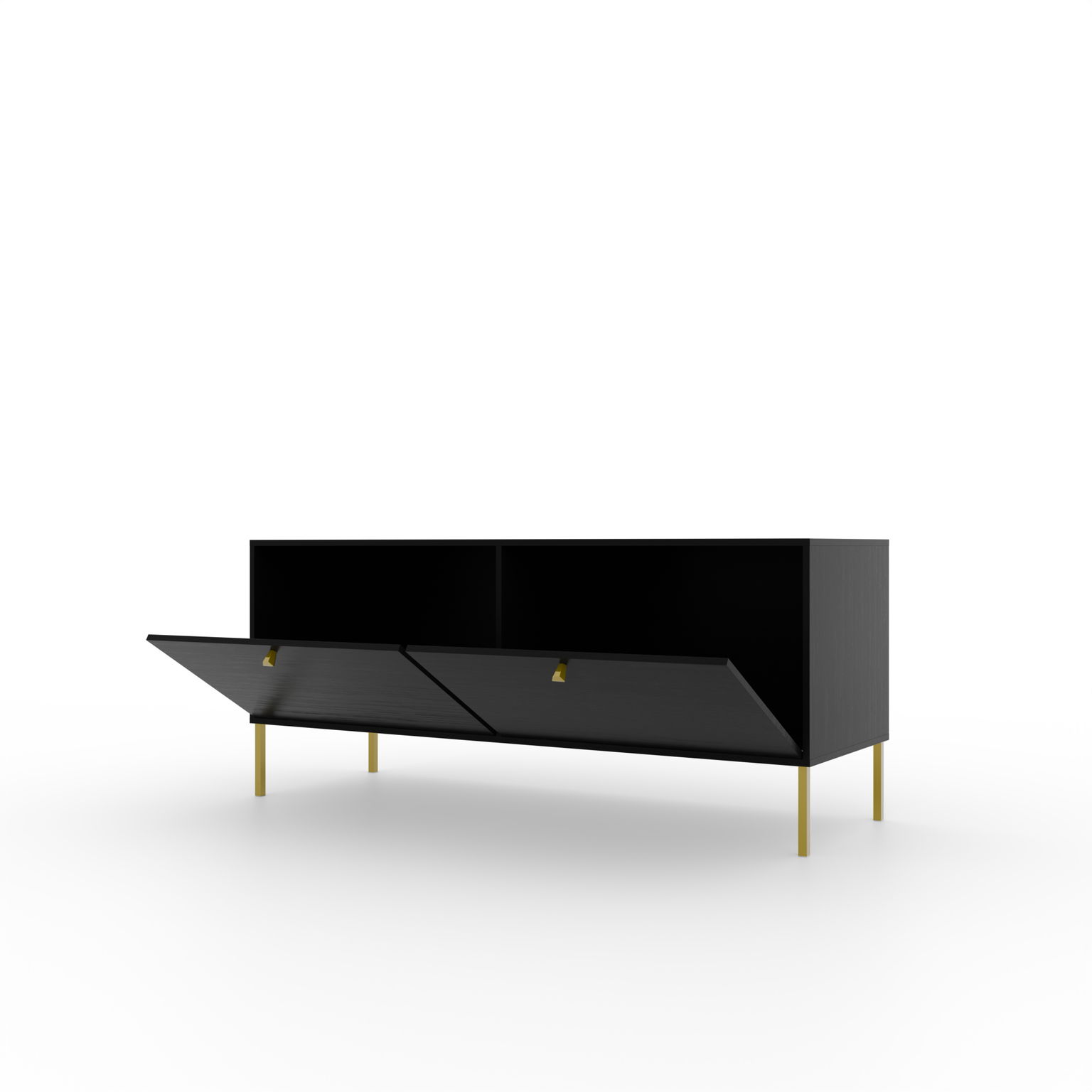 TV spintelė Tili 2D, juoda - 3