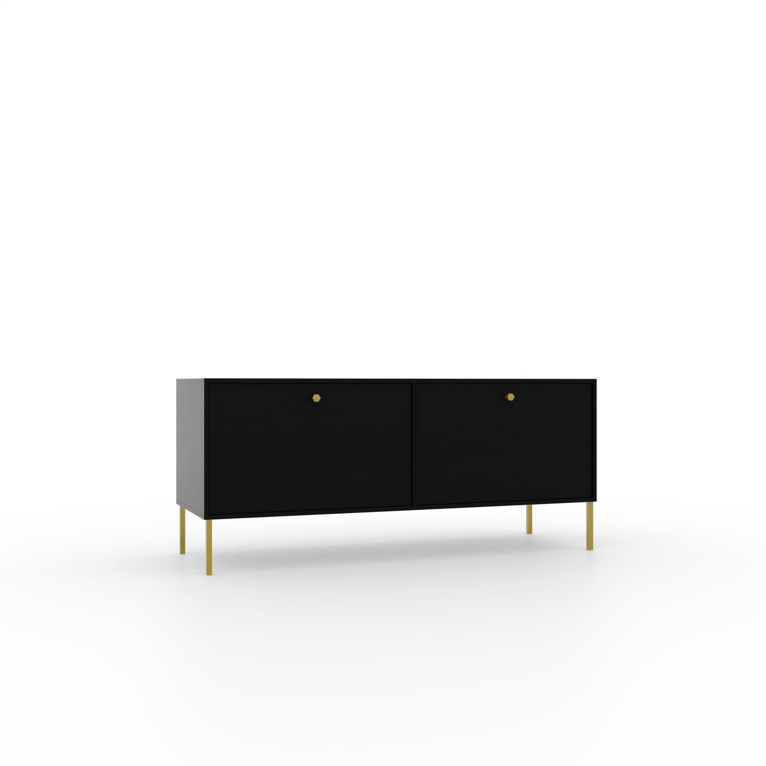 TV spintelė Tili 2D, juoda - 1