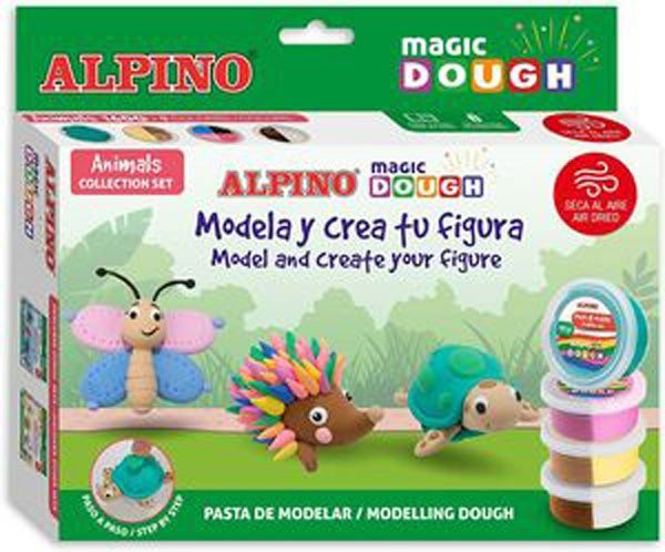 Modelino rinkinys  ALPINO Magic Dough ANIMALS