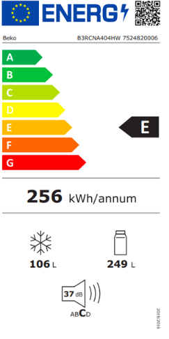 Šaldytuvas su šaldikliu BEKO B3RCNA404HW - 6