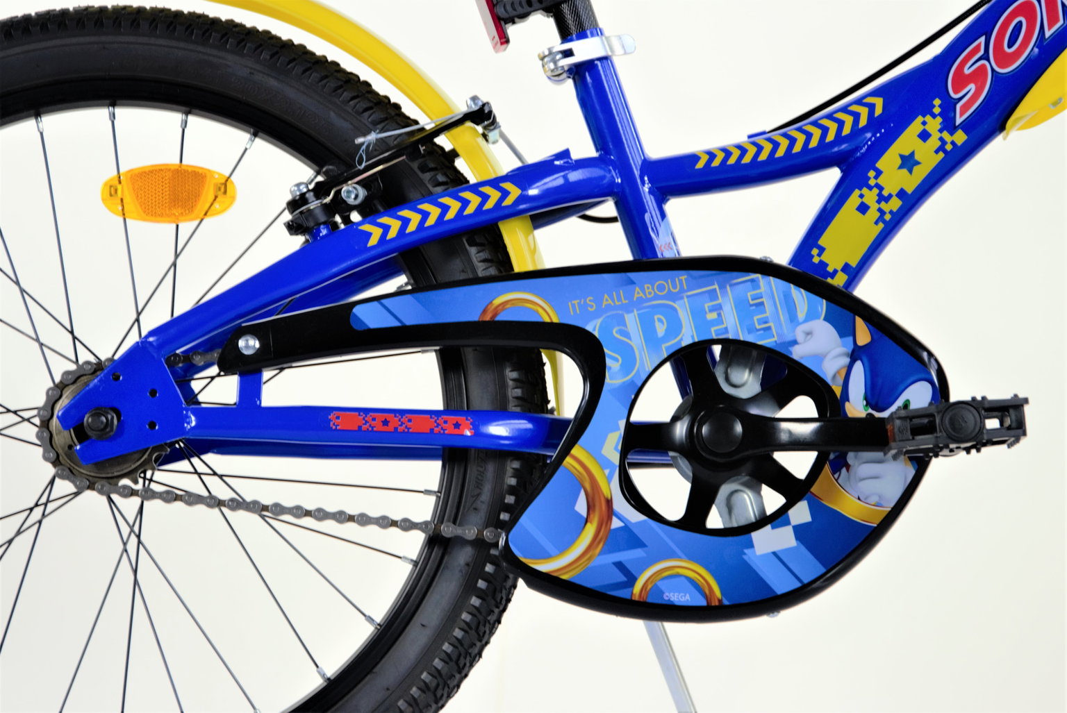 Vaikiškas dviratis Dino Bikes Sonic, 20'', mėlynas - 3