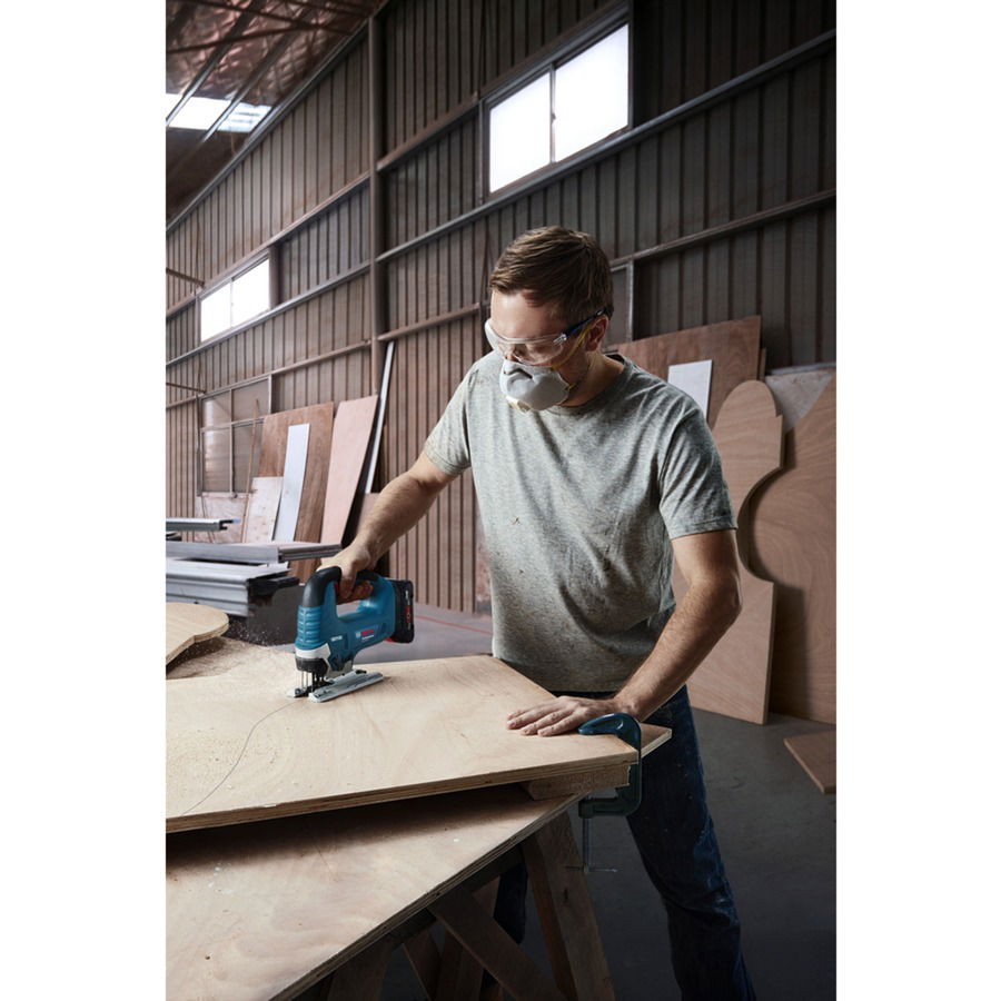 Akumuliatorinis siaurapjūklis BOSCH PRO GST 18V-125 B solo, 18 volts (be akum.) - 4