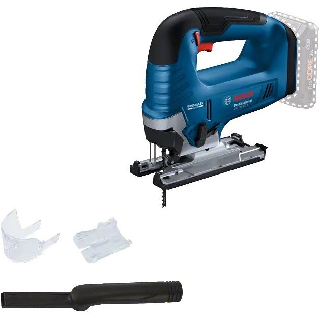 Akumuliatorinis siaurapjūklis BOSCH PRO GST 18V-125 B solo, 18 volts (be akum.)-0