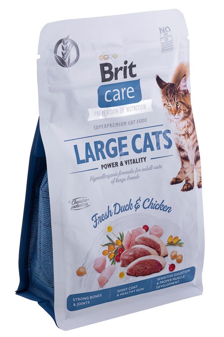 Sausas ėdalas katėms Brit Care Cat GF Large cats Power&Vitality, 0,4 kg-2