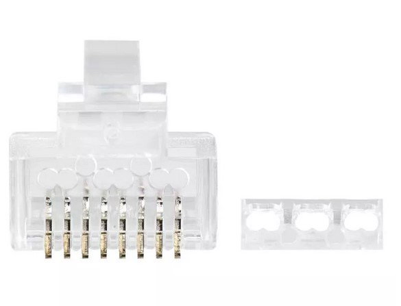 RJ45 jungtis UTP kabeliui CAT6, 20 vnt.-1