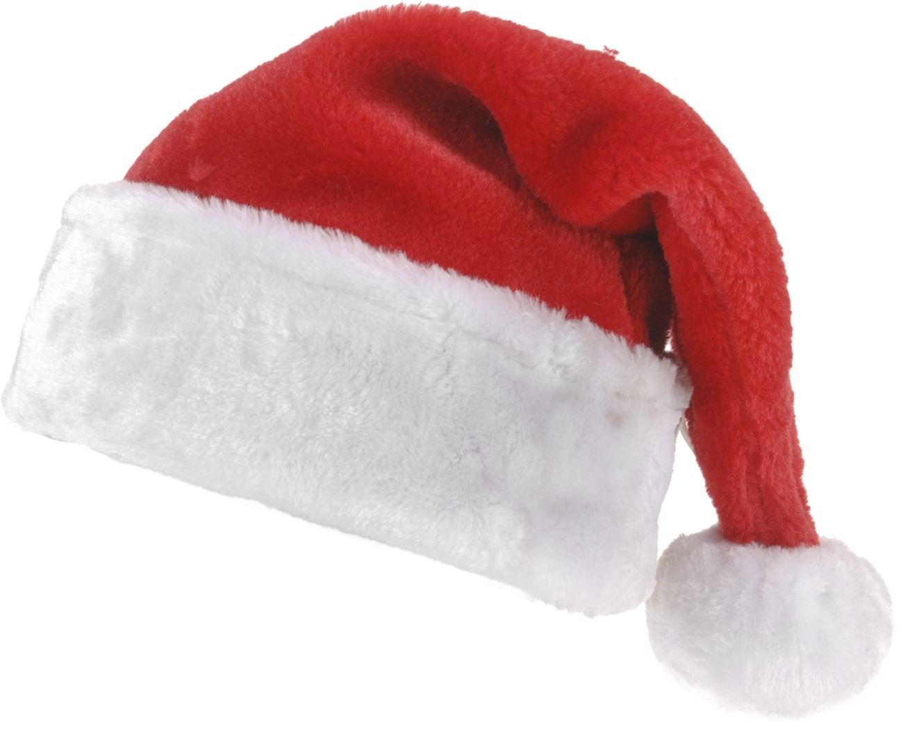 Kalėdinė kepurė, raudonos/ baltos sp., 40 x 30 cm