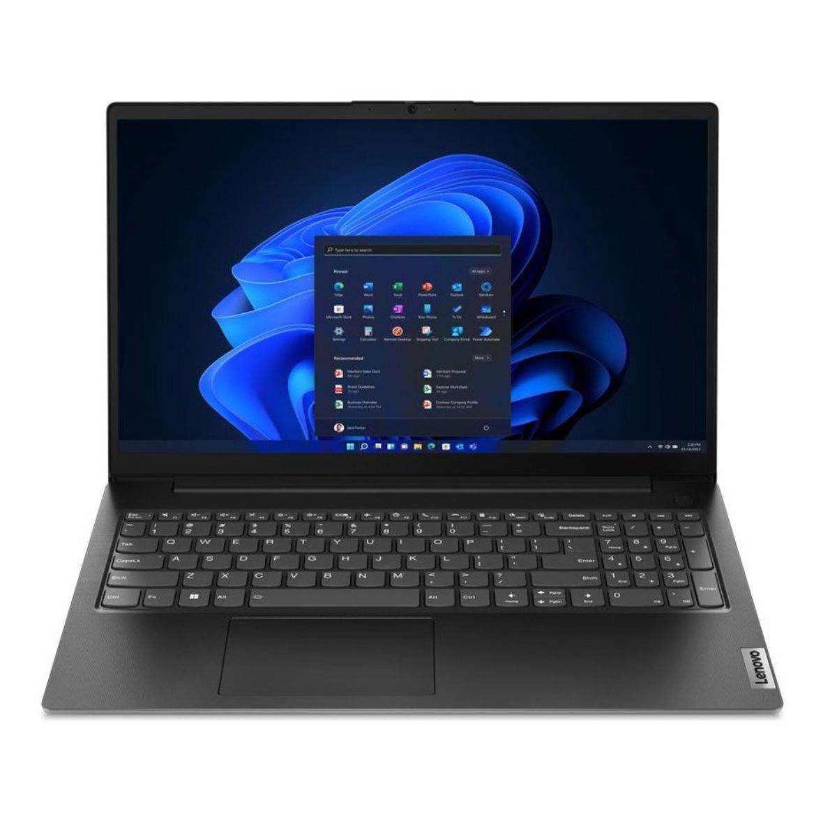 Nešiojamas kompiuteris Lenovo V15 G4 AMN 15.6", Ryzen 5 7520U, 8GB, 1TB, juoda-0
