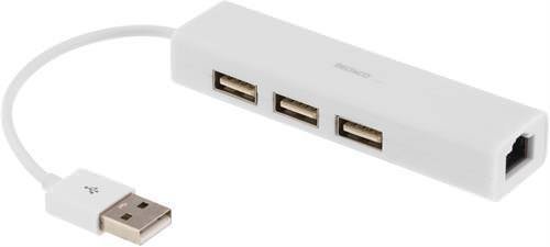 USB tinklo plokštė DELTACO USB2-LAN3, USB 2.0 100Mb/s