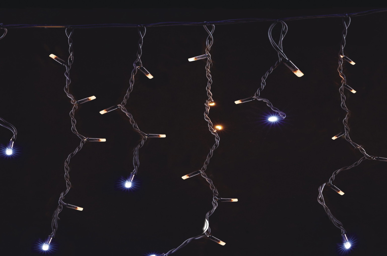 Žybsinti elektrinė lauko girlianda VARVEKLIS, IP65, 500 LED, 23,8 W, 230–240 V, šiltai baltos sp., sujungiama, 19,8 x 0,7 m-0