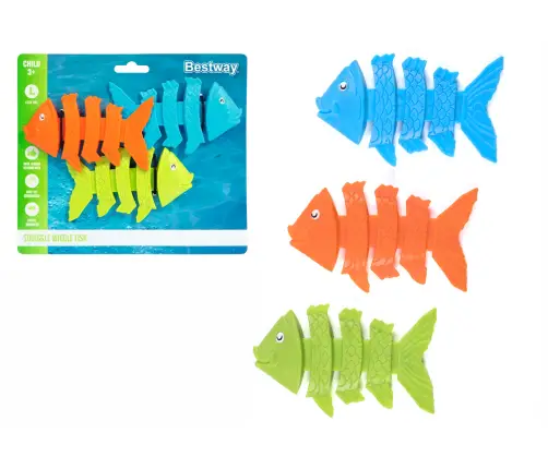 Baseino žaislai BESTWAY Squiggle Wiggle, 3 vnt-0