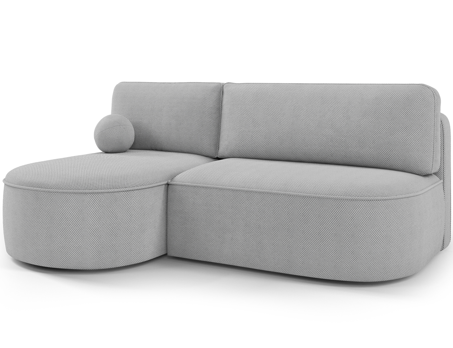 Kampinė sofa - lova Livosa Calmora 04, pilka sp., kairinė, 144 x 220 cm x 93 cm - 3