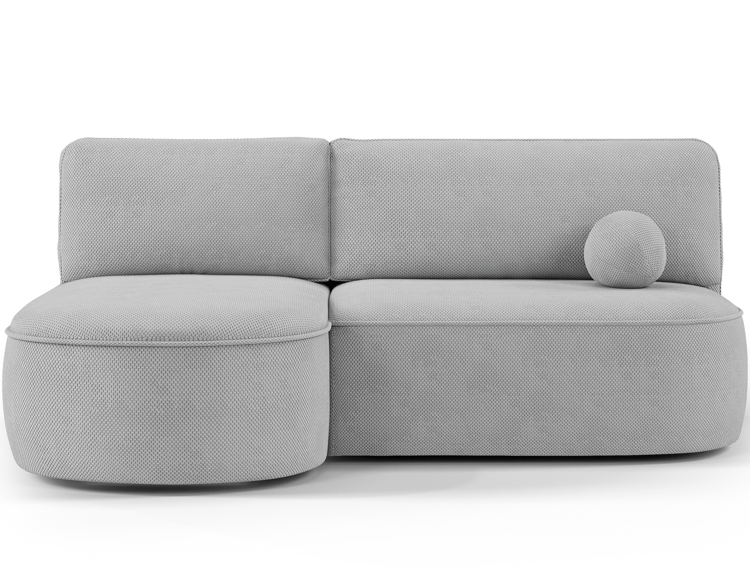 Kampinė sofa - lova Livosa Calmora 04, pilka sp., kairinė, 144 x 220 cm x 93 cm-0