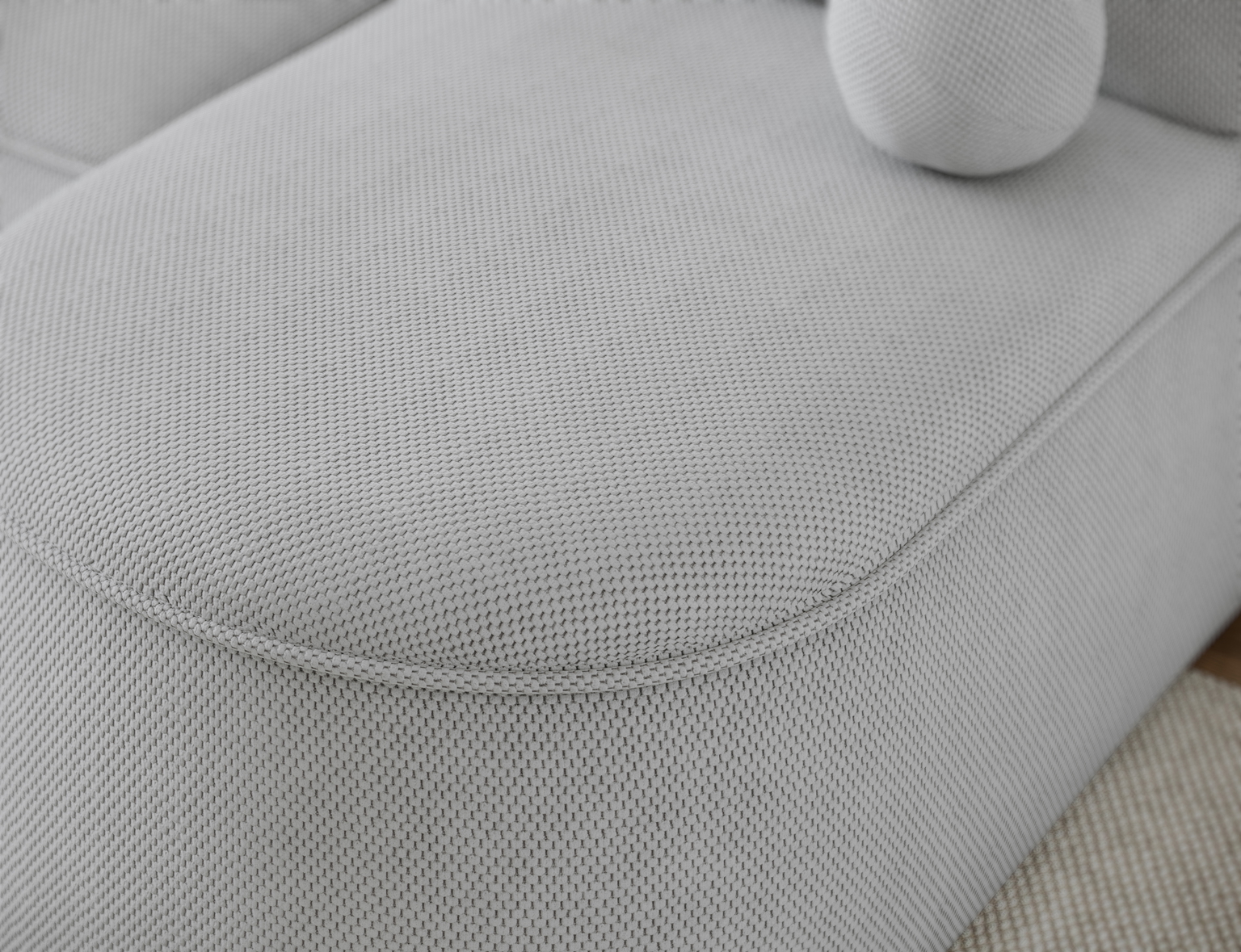 Kampinė sofa - lova Livosa Calmora 04, pilka sp., kairinė, 144 x 220 cm x 93 cm - 8