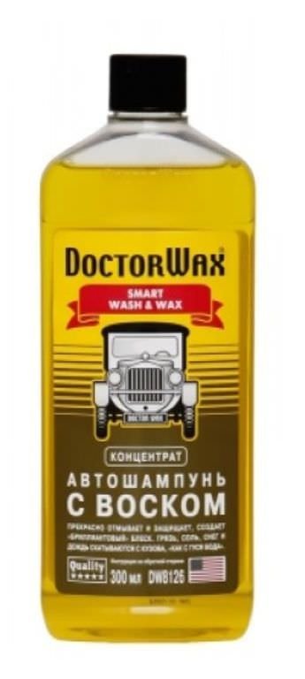 Automobilinis šampūnas su vašku DOCTOR WAX, koncentratas, 300 ml