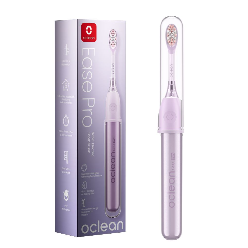 Elektrinis dantų šepetėlis Ease Pro Oclean, violetinės spalvos - 4