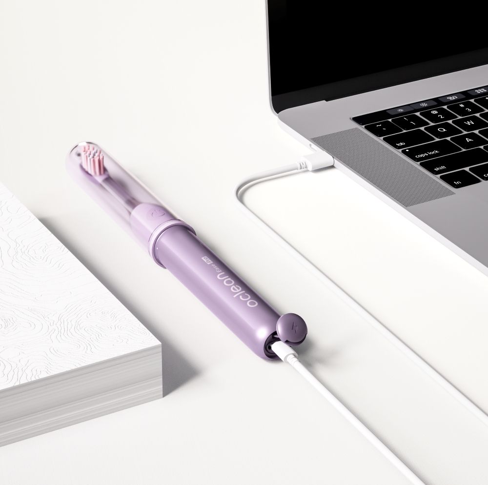 Elektrinis dantų šepetėlis Ease Pro Oclean, violetinės spalvos - 7