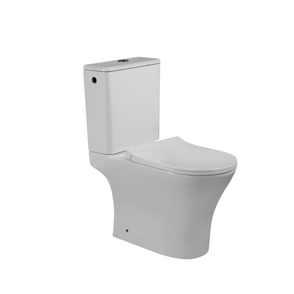 Unitazo komplektas INVENA SIROS, rimless, su S/C dangčiu, 4/6 l-0