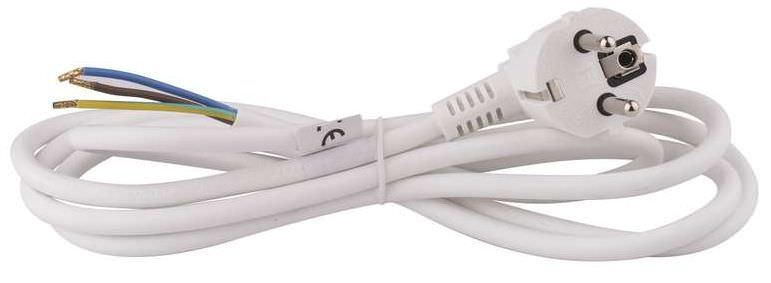 Laidas su kištuku, 2 m, 3G1,5 mm, baltos sp.-0