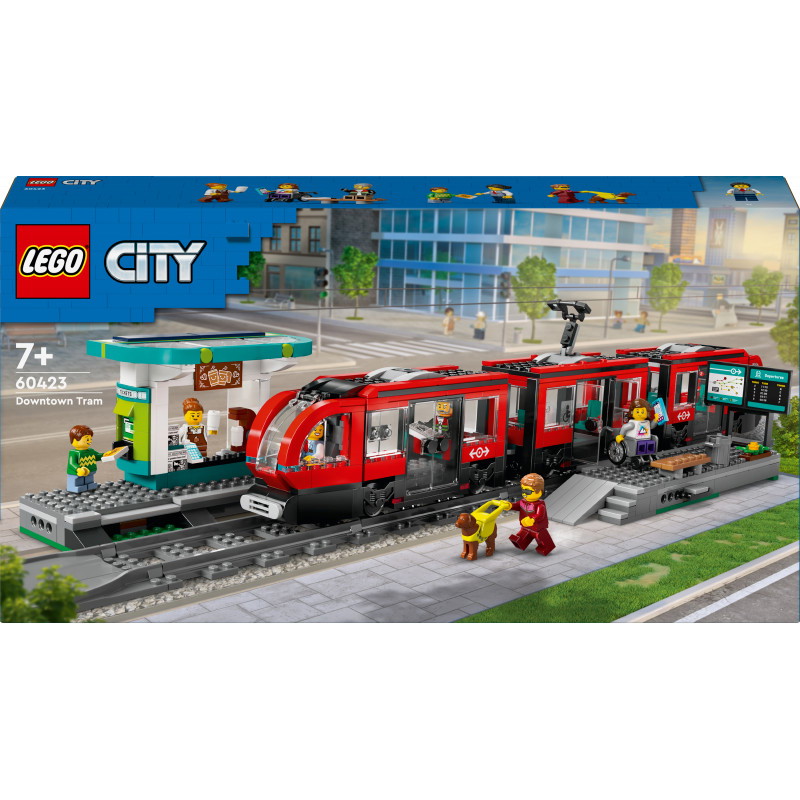 Konstruktorius LEGO CITY DOWNTOWN STREETCAR AND STATION - 1