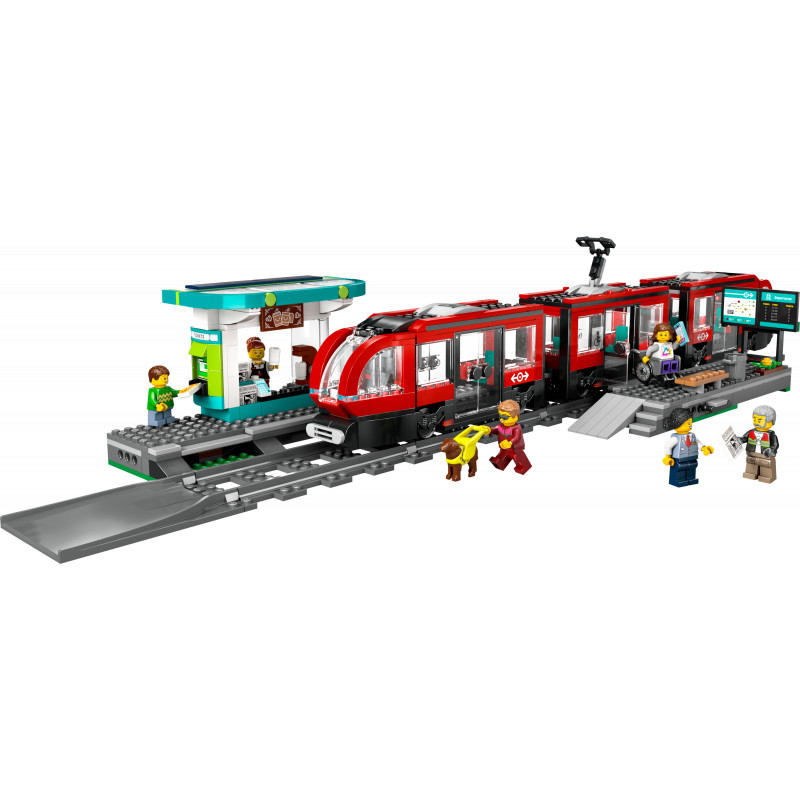 Konstruktorius LEGO CITY DOWNTOWN STREETCAR AND STATION - 2