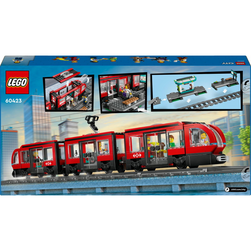 Konstruktorius LEGO CITY DOWNTOWN STREETCAR AND STATION - 3