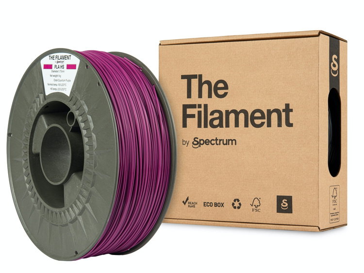 3D plastikas SPECTRUM PLA HS QUANTUM PURPLE, 1 kg, violetinė sp.-0