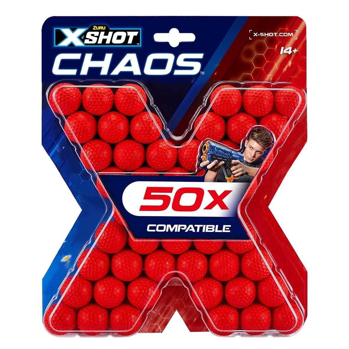 XSHOT šoviniai Blaster Chaos, 50vnt., 36327 - 1