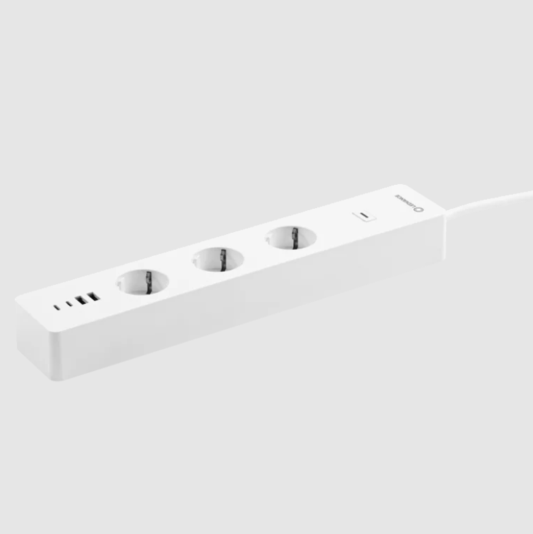 Išmanusis ilgiklis 2 USB-A, 2 USB-C lizdai, 1.5m, baltos sp. - 1