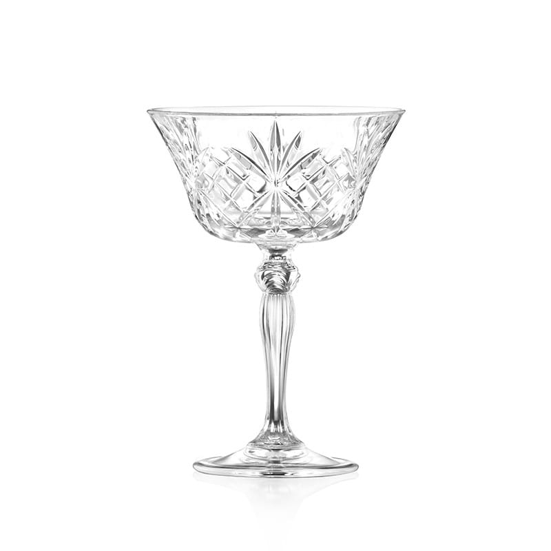 Krištolinės šampano taurės RCR MELODIA, 260 ml, 6 vnt.-0