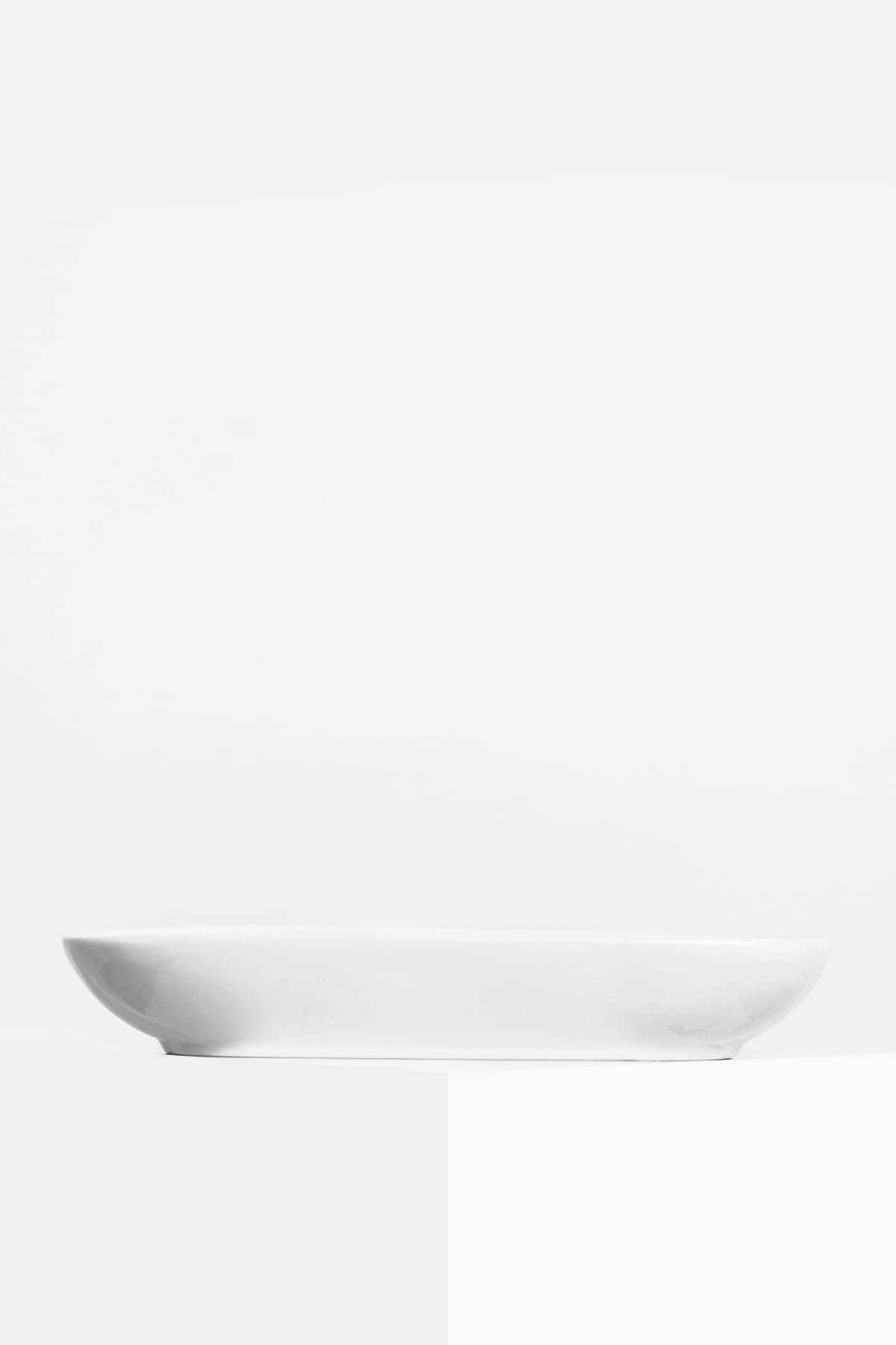 Serviravimo lėkštutė, pailga, porcelianinė, baltos sp., 21,5 x 9,5 x 3,5 cm - 4
