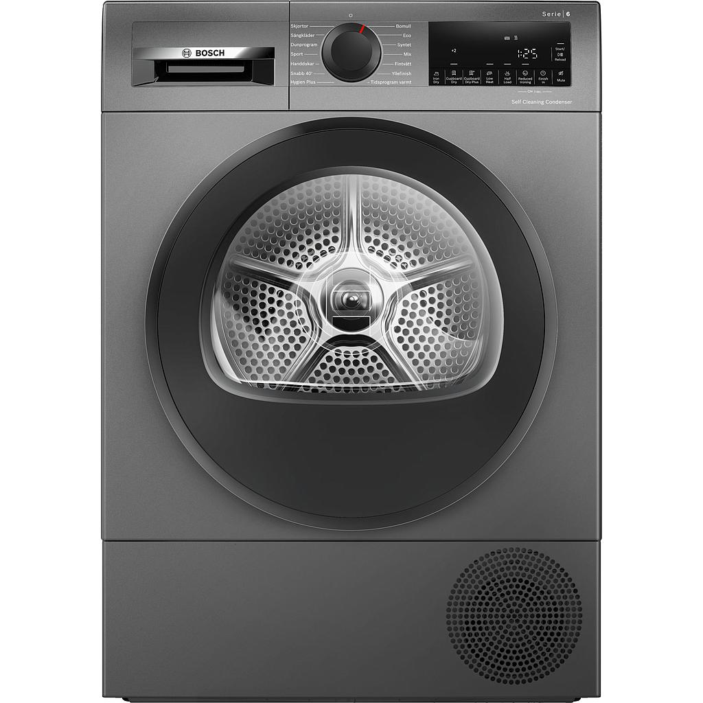 Džiovyklė BOSCH WQG245DXSN, 9 kg-0
