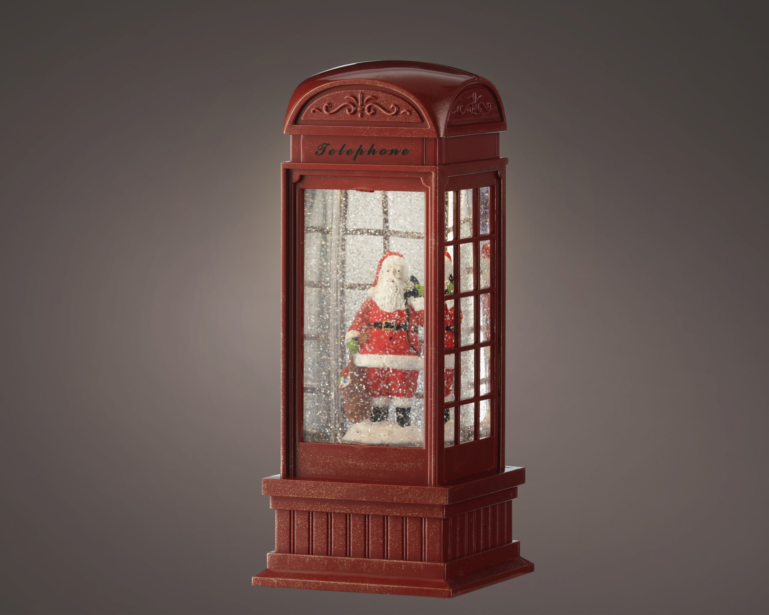 Elektrinė LED dekoracija TELEFONO BŪDELĖ, IP20, šiltai baltos sp., 3xAA (neįeina), 11 x 11 x 25cm - 4
