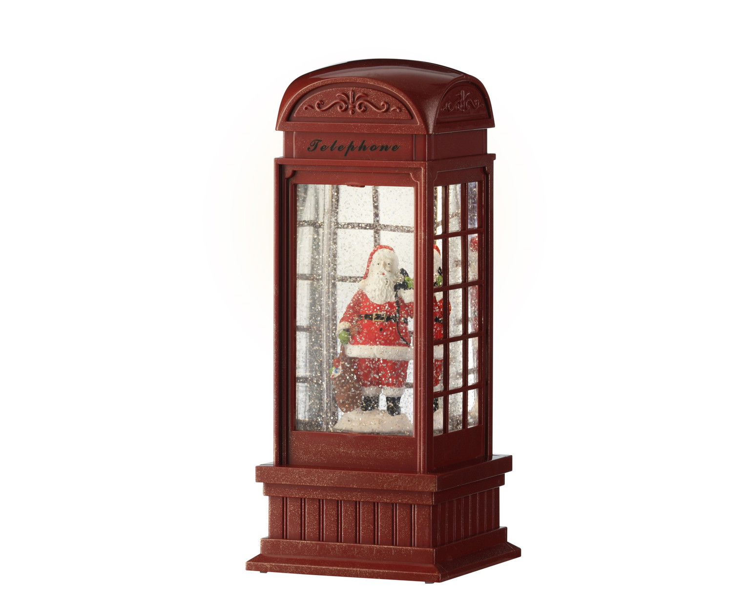 Elektrinė LED dekoracija TELEFONO BŪDELĖ, IP20, šiltai baltos sp., 3xAA (neįeina), 11 x 11 x 25cm - 3