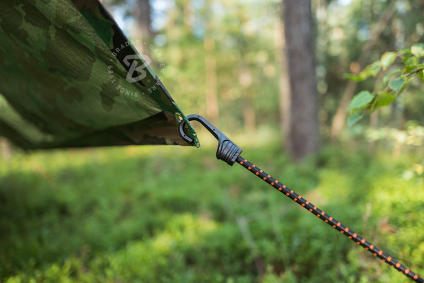 Kamufliažinis lauko tentas Bradas CAMOforest, 6 x 8 m, 90 g/m² - 7
