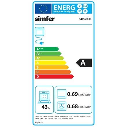Dujinė viryklė SIMFER 5405SERBB - 3