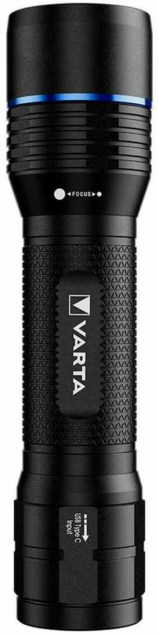 LED pakraunamas žibintuvėlis VARTA NIGHT CUTTER PRO F20R , 1000 lm, IP67, USB-C-0