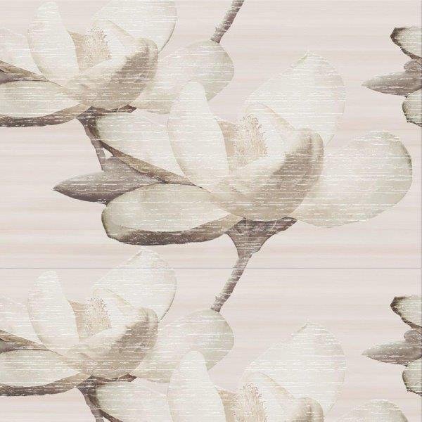 Dekoratyvinė plytelė MARISOL BEIGE INSERTO FLOWER, 25 x 40 cm