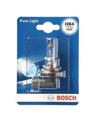 Automobilinė lemputė BOSCH Pure Light, HB4, P22d, 51 W
