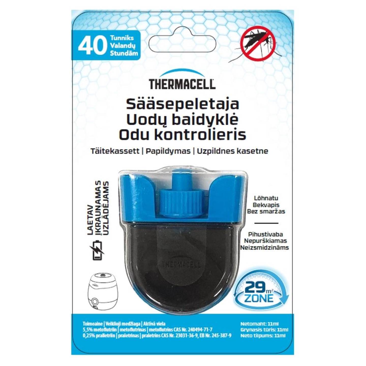 Repelento papildymo paketas THERMACELL ER140I 40 val - 1