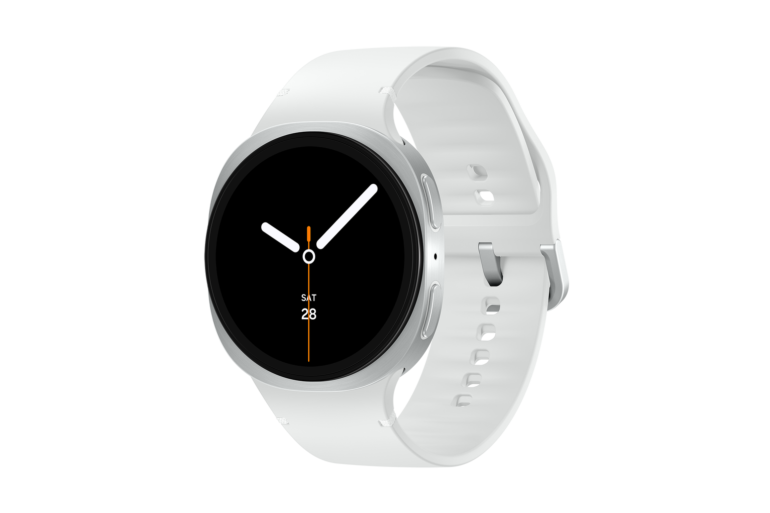 Išmanusis laikrodis Samsung Galaxy Watch 8 LTE, 44mm, sidabrinė-0