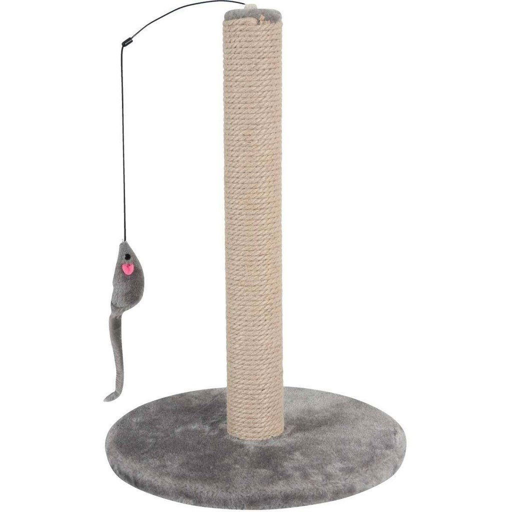 Draskyklė katėms Zolux su žaislu, 48 cm, pilka-0