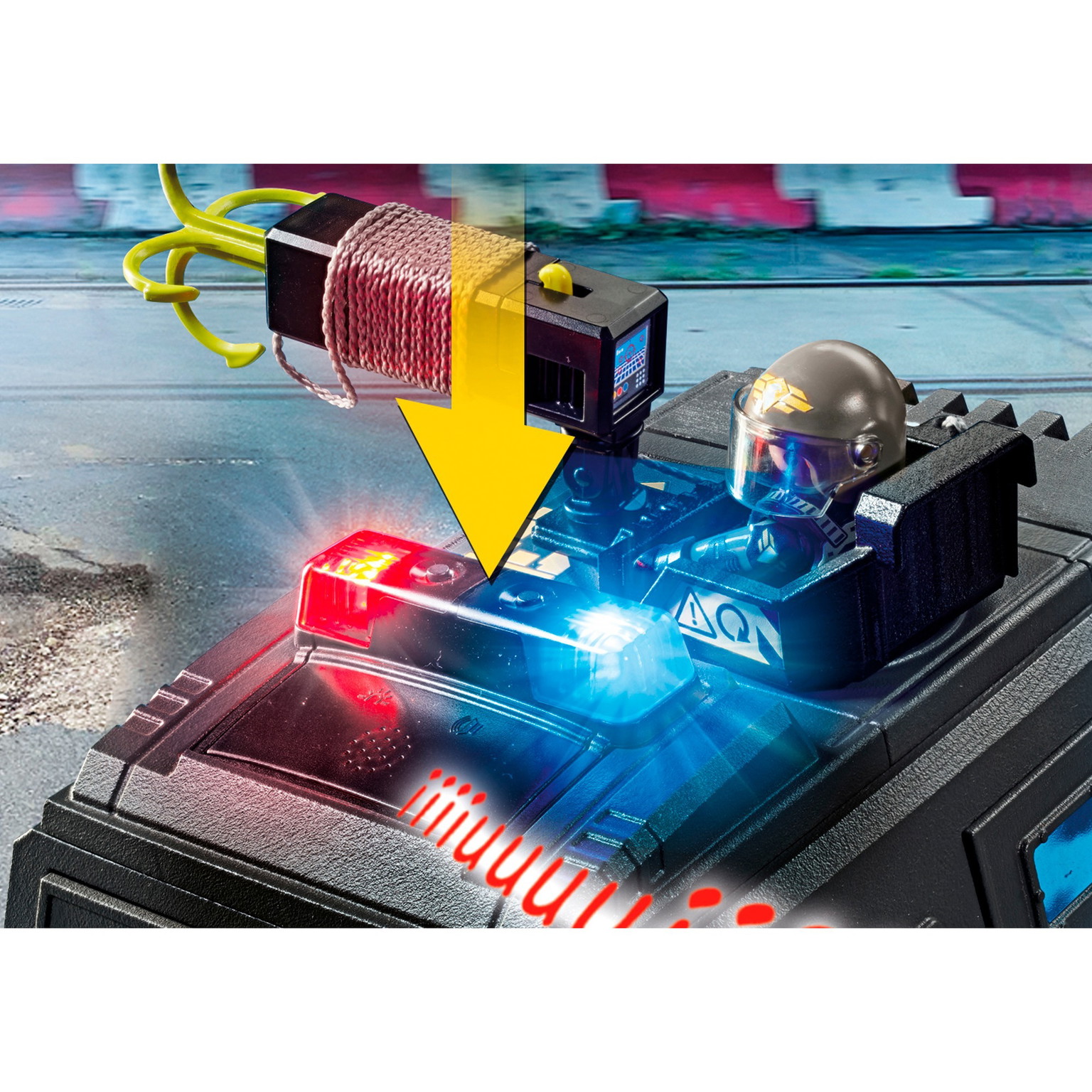 Specialiųjų pajėgų visureigis PLAYMOBIL CITY ACTION 71144 - 5