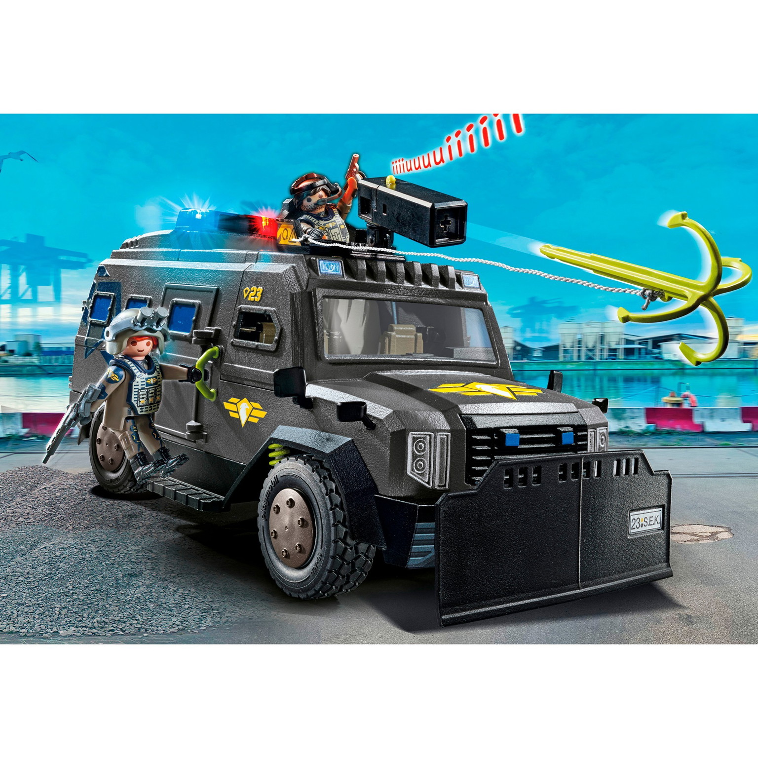 Specialiųjų pajėgų visureigis PLAYMOBIL CITY ACTION 71144 - 3