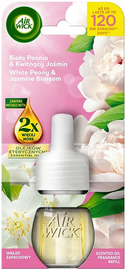 Elektrinio oro gaiviklio užpildas AIR WICK PEONY & JASMINE, 19 ml