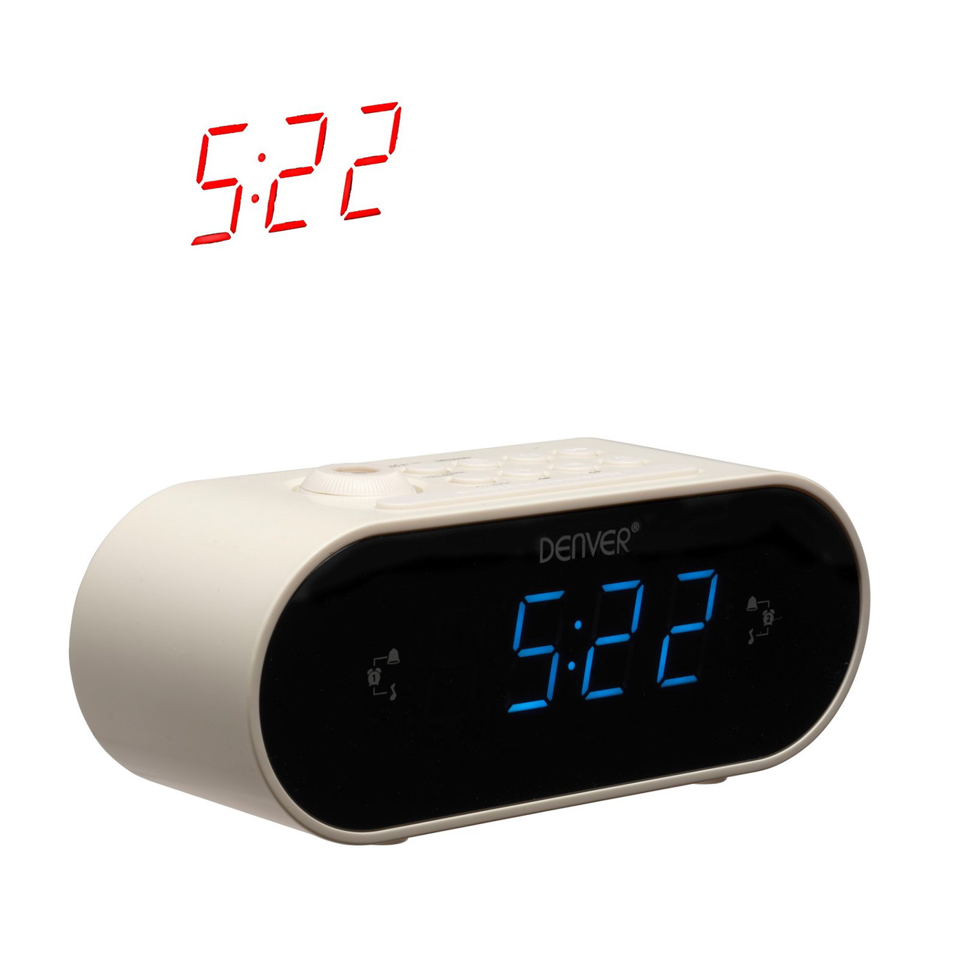 Radijo žadintuvas Denver CRP-717 White - 4