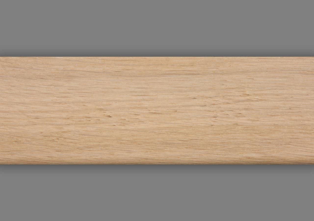 Medinė faneruota grindjuostė P1001041A, b. ąžuolas, 20 mm pločio, 58 mm aukščio, 2,2 m ilgio - 2