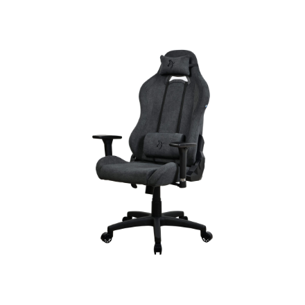 Žaidimų kėdė Arozzi Torretta SoftFabric, tamsiai pilka - 1
