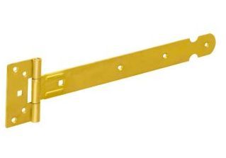 Vartų lankstas ZBL300, 300 x 30 x 2,0 mm, universalus, geltonai cinkuotas-1