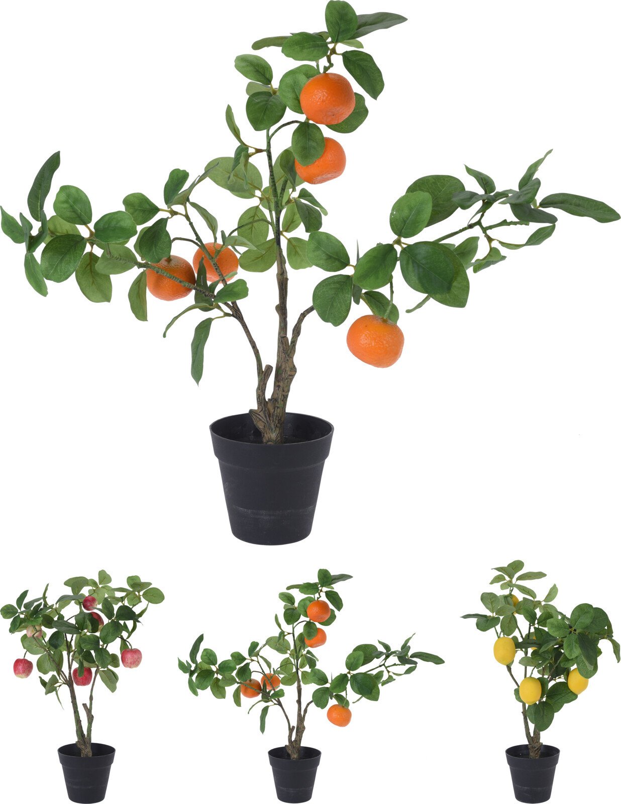 Dirbtinis augalas vazone ARTIFICIAL FRUIT, 3 rūšių